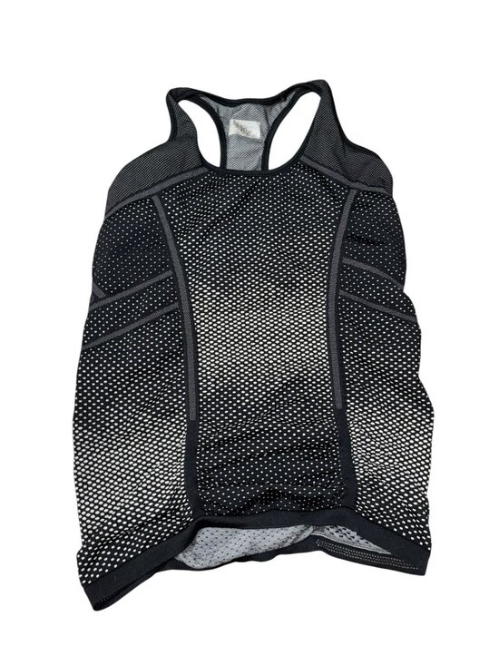 Tops - Athleta Large Workout Tank Gray Black